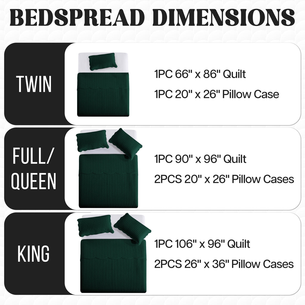 IR Imperial Rooms 2 Piece Microfiber Quilt Reversible Kids Bedding Soft 1 Bedspread & 1 Pillow Shams Emerald Green Twin