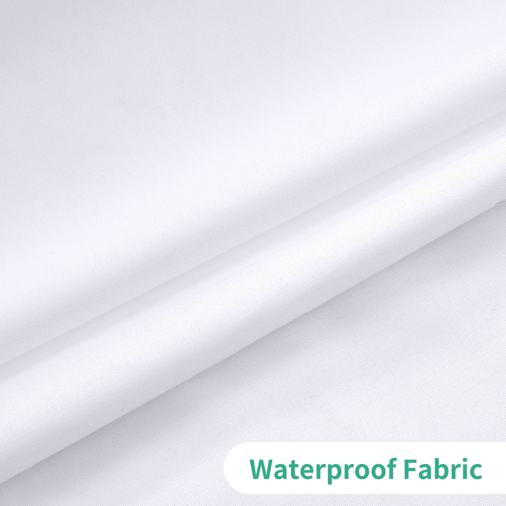 Yiannan Waterproof Fabric Shower Curtain Liner with 3 Magnets,36x72inch