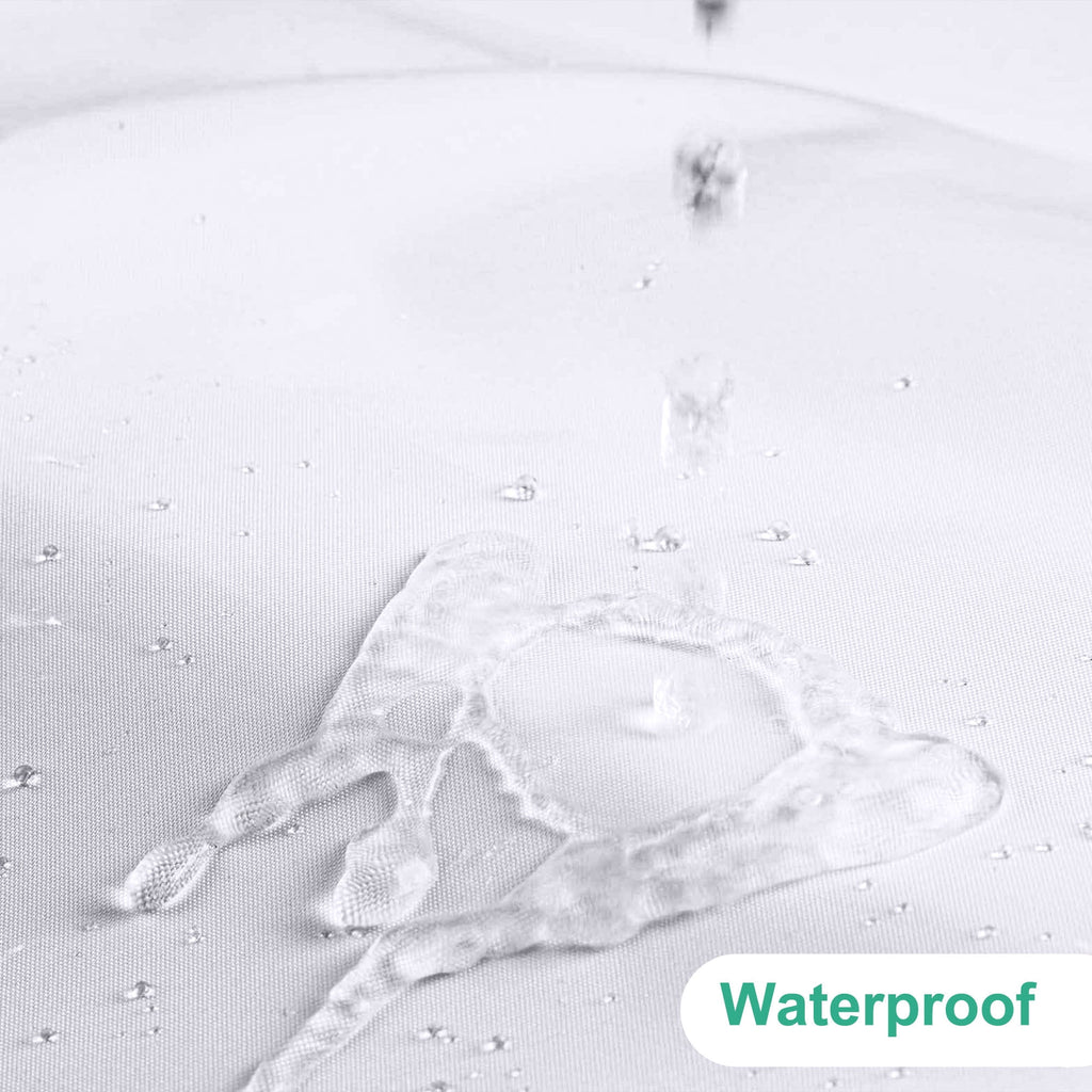 Yiannan Waterproof Fabric Shower Curtain Liner with 3 Magnets,36x72inch