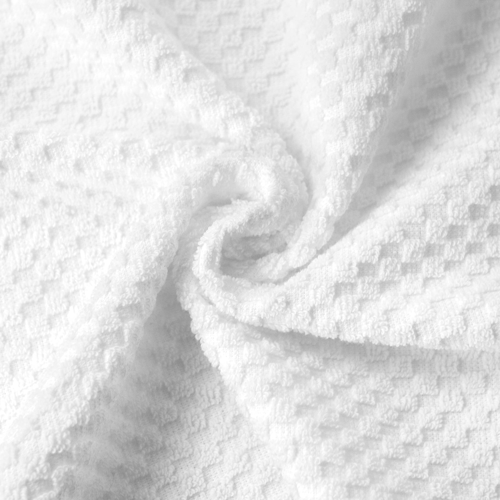 Kingrest 100% Cotton Bath Towel Sets of 6 Pieces, 2 Bath Towels 2 Hand Towels 2 Washcloths, Highly Absorbent Towels for Bathroom, Gym, Hotel