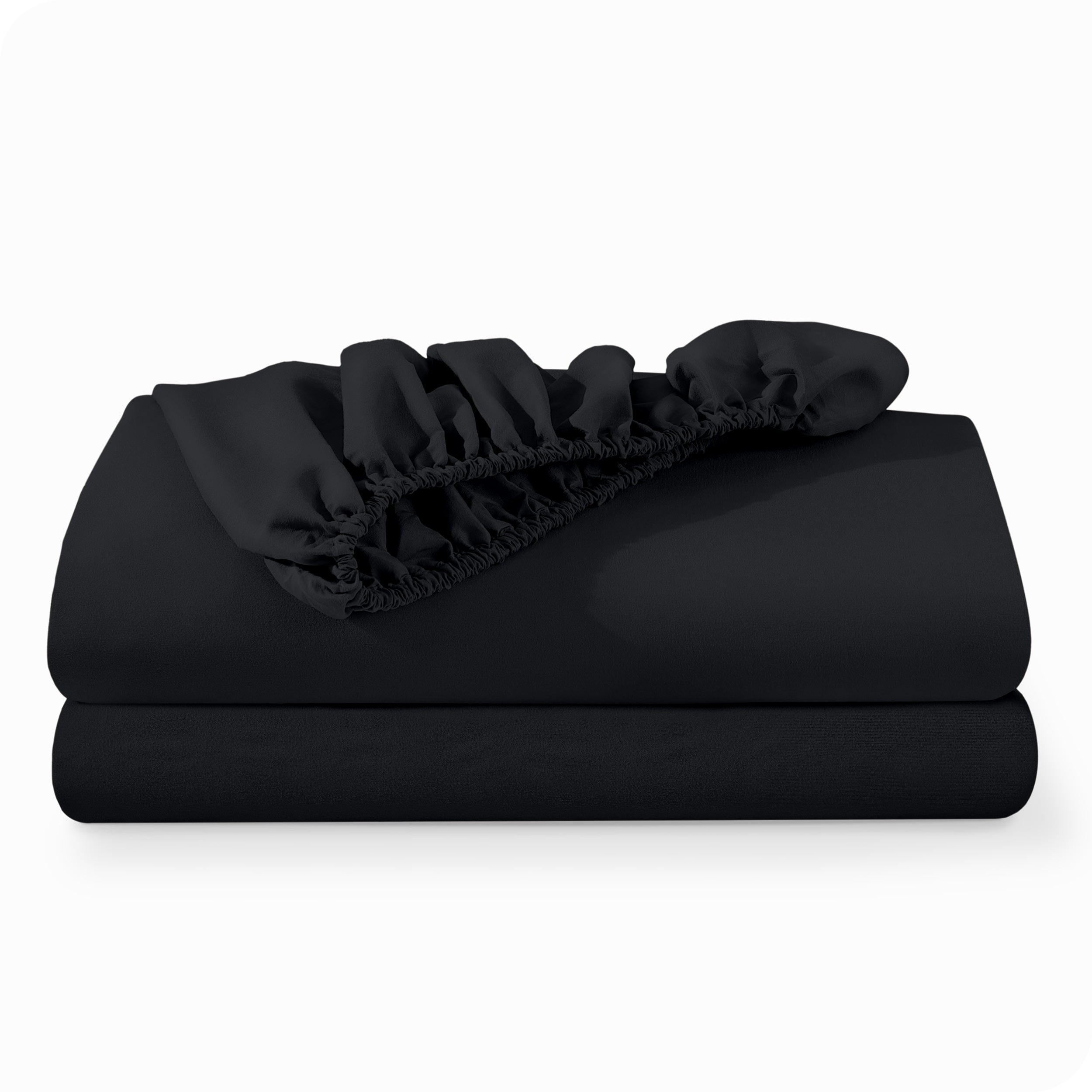 Bare Home 2-Pack Fitted Sheets - Premium 1800 Collection - Ultra-soft - Deep Pocket - Queen, Gray