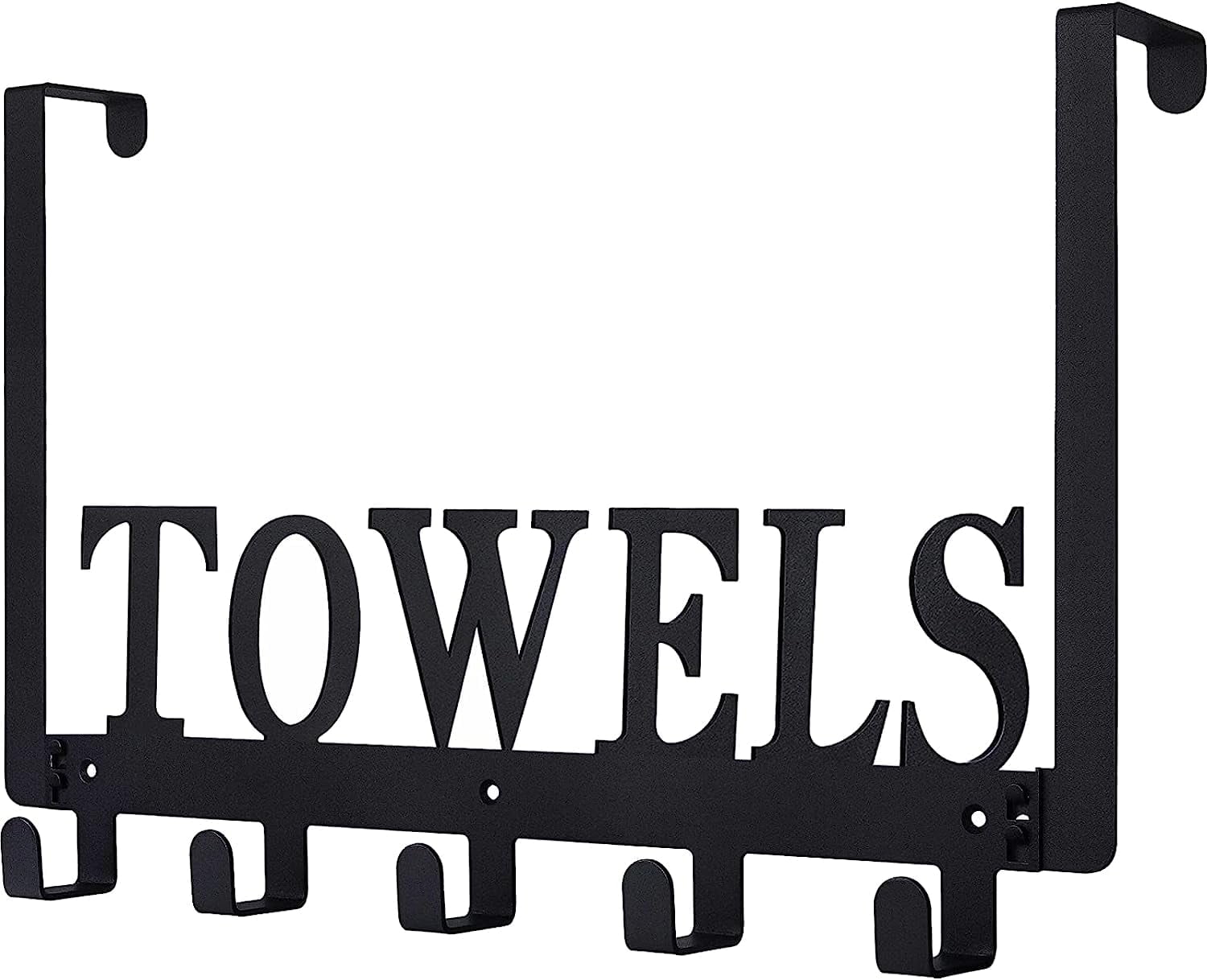 IZEYNO Over the Door Hooks, Door Mount Towel Holder, Towel Rack for Bathroom, Bedroom, Kitchen