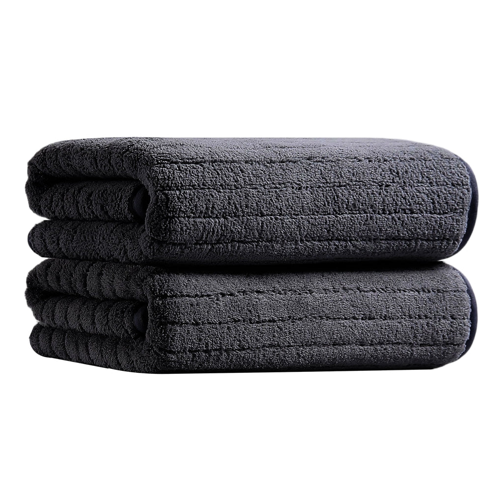 Jessy Home 12 Piece Dark Gray Bath Towel Set for Bathroom-4 Bath Towels,4 Hand Towels,4 Washcloths Soft and Plush Highly Absorbent Towel for Hotel & Spa
