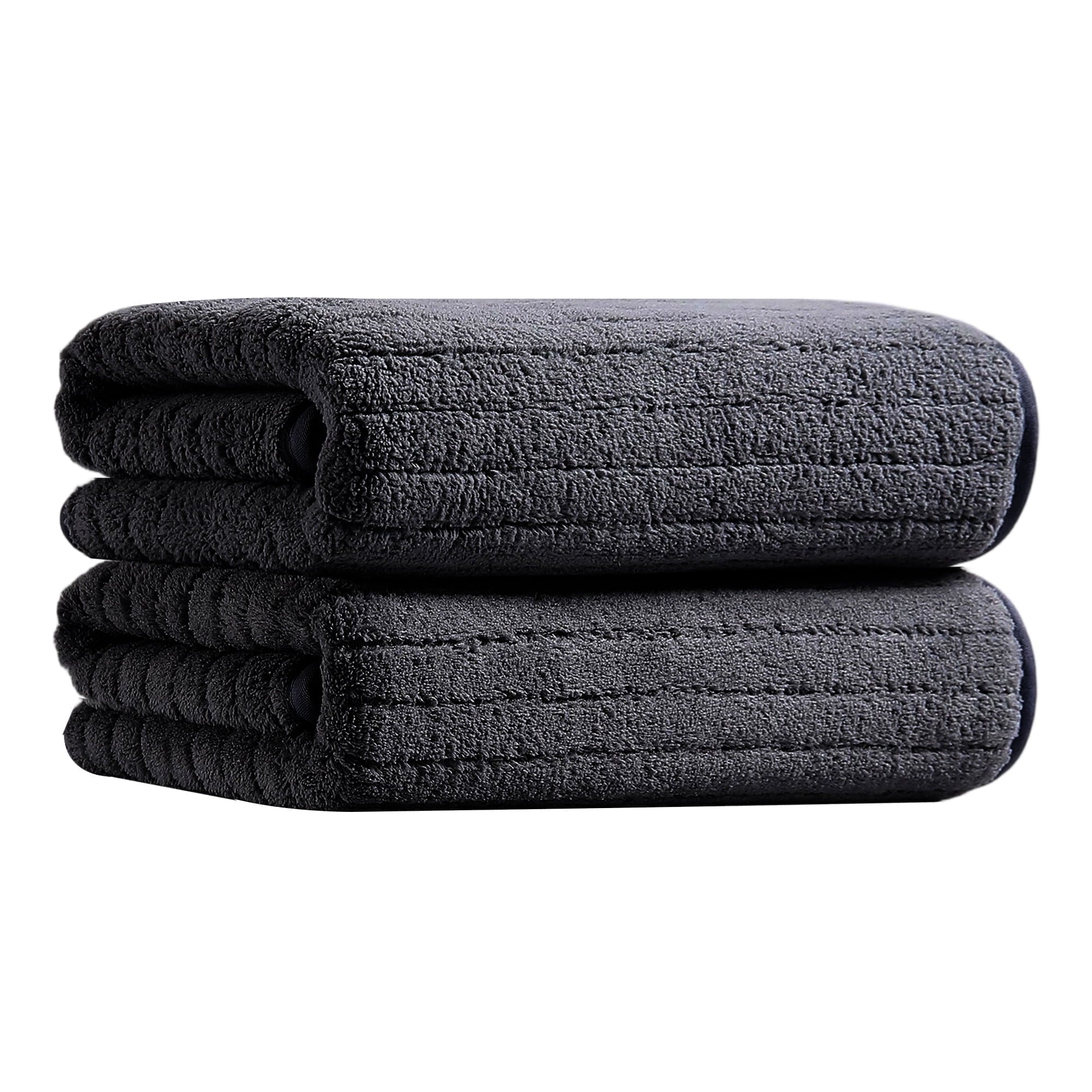 Jessy Home 12 Piece Dark Gray Bath Towel Set for Bathroom-4 Bath Towels,4 Hand Towels,4 Washcloths Soft and Plush Highly Absorbent Towel for Hotel & Spa
