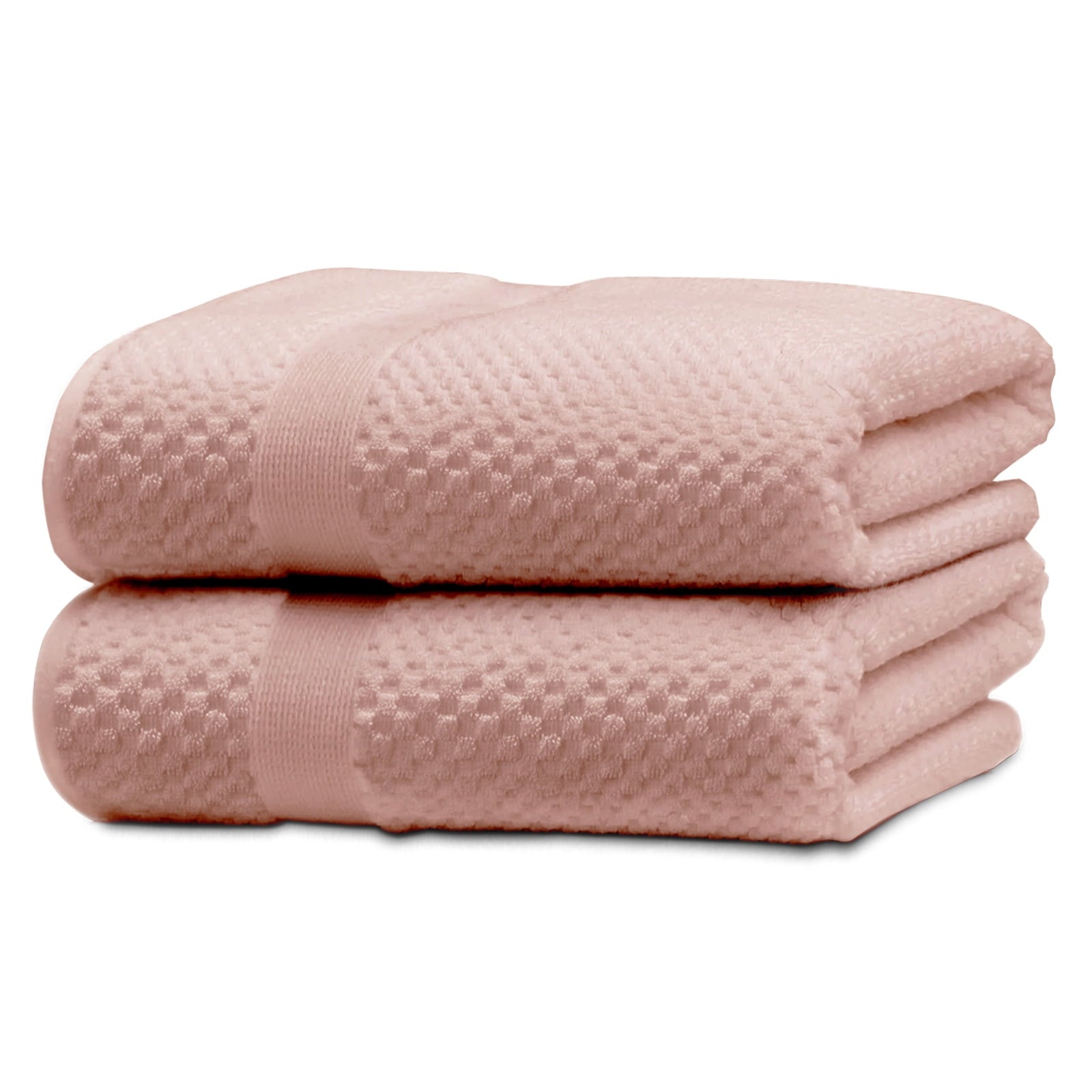 Kingrest 100% Cotton Bath Towel Sets of 6 Pieces, 2 Bath Towels 2 Hand Towels 2 Washcloths, Highly Absorbent Towels for Bathroom, Gym, Hotel