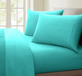 Luxurious Collection 1000 Thread Count 100% Cotton Bed Sheet Set (Twin, Aqua)