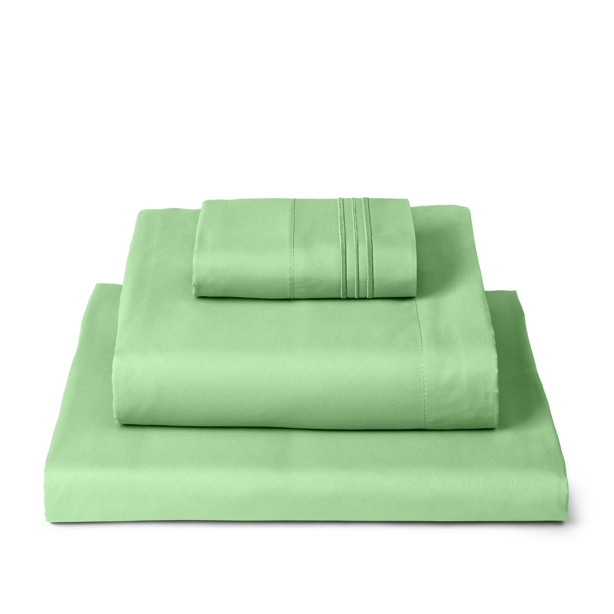 Mellanni 4-Piece Iconic Queen Bedsheet Set - Microfiber, 16" Deep Pocket, Cooling, Wrinkle, Fade, Stain Resistant, White