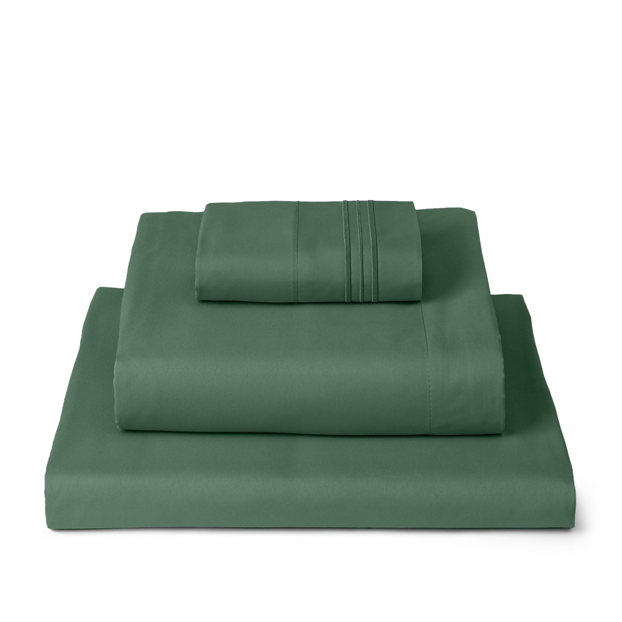 Mellanni 4-Piece Iconic Queen Bedsheet Set - Microfiber, 16" Deep Pocket, Cooling, Wrinkle, Fade, Stain Resistant, White