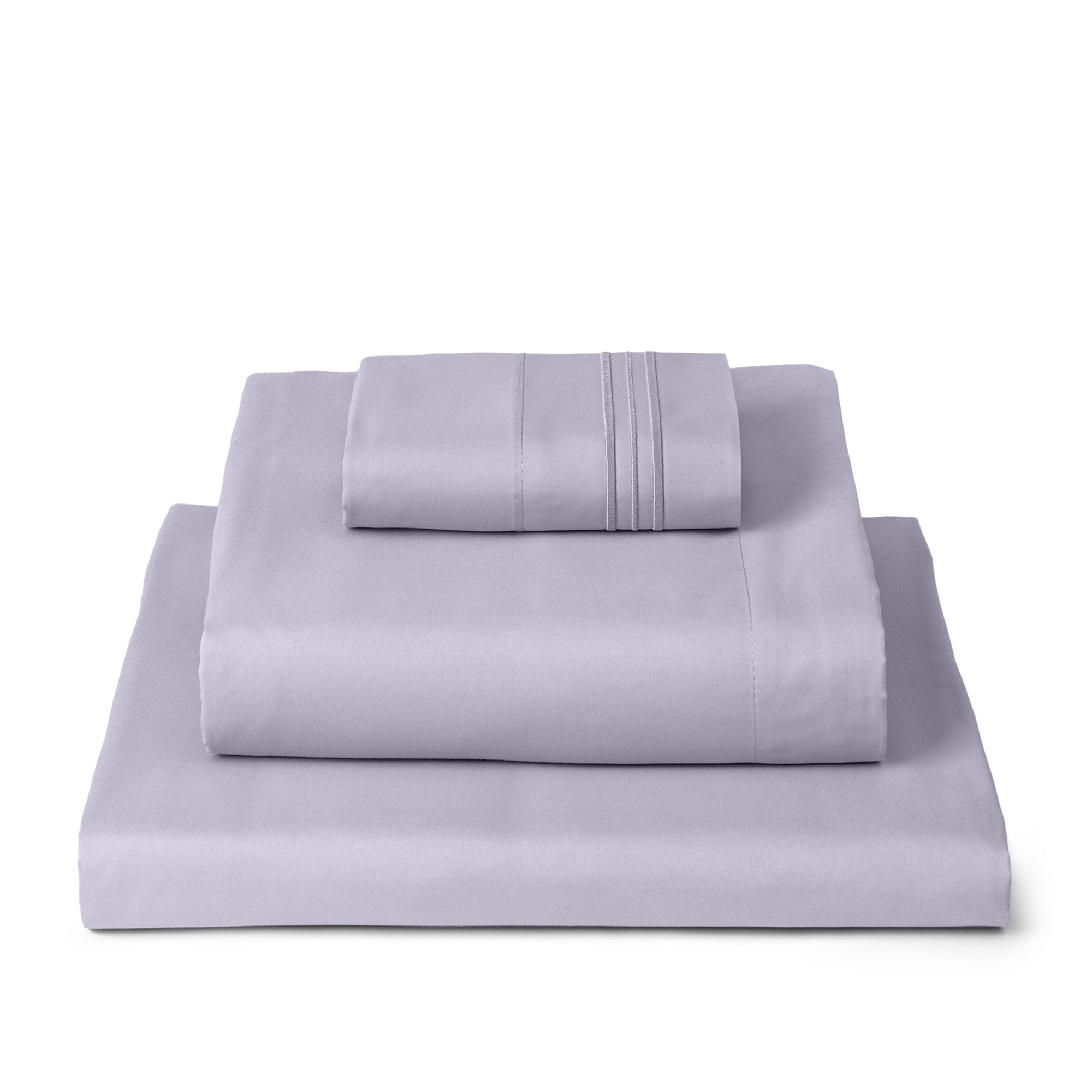 Mellanni 4-Piece Iconic Queen Bedsheet Set - Microfiber, 16" Deep Pocket, Cooling, Wrinkle, Fade, Stain Resistant, White