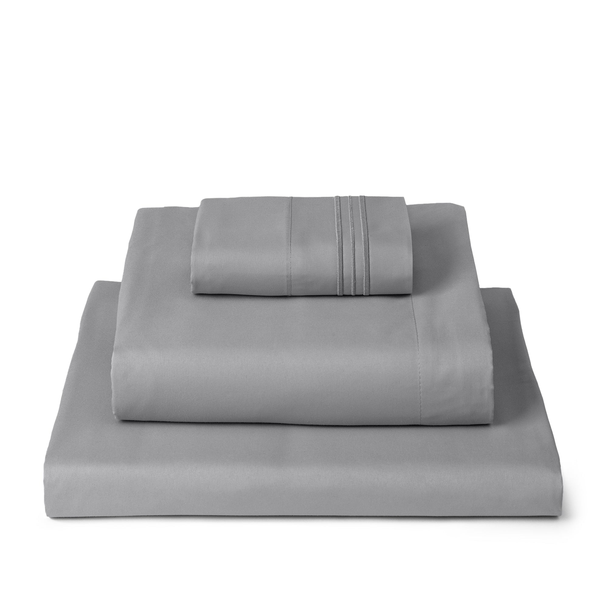 Mellanni 4-Piece Iconic Queen Bedsheet Set - Microfiber, 16" Deep Pocket, Cooling, Wrinkle, Fade, Stain Resistant, White