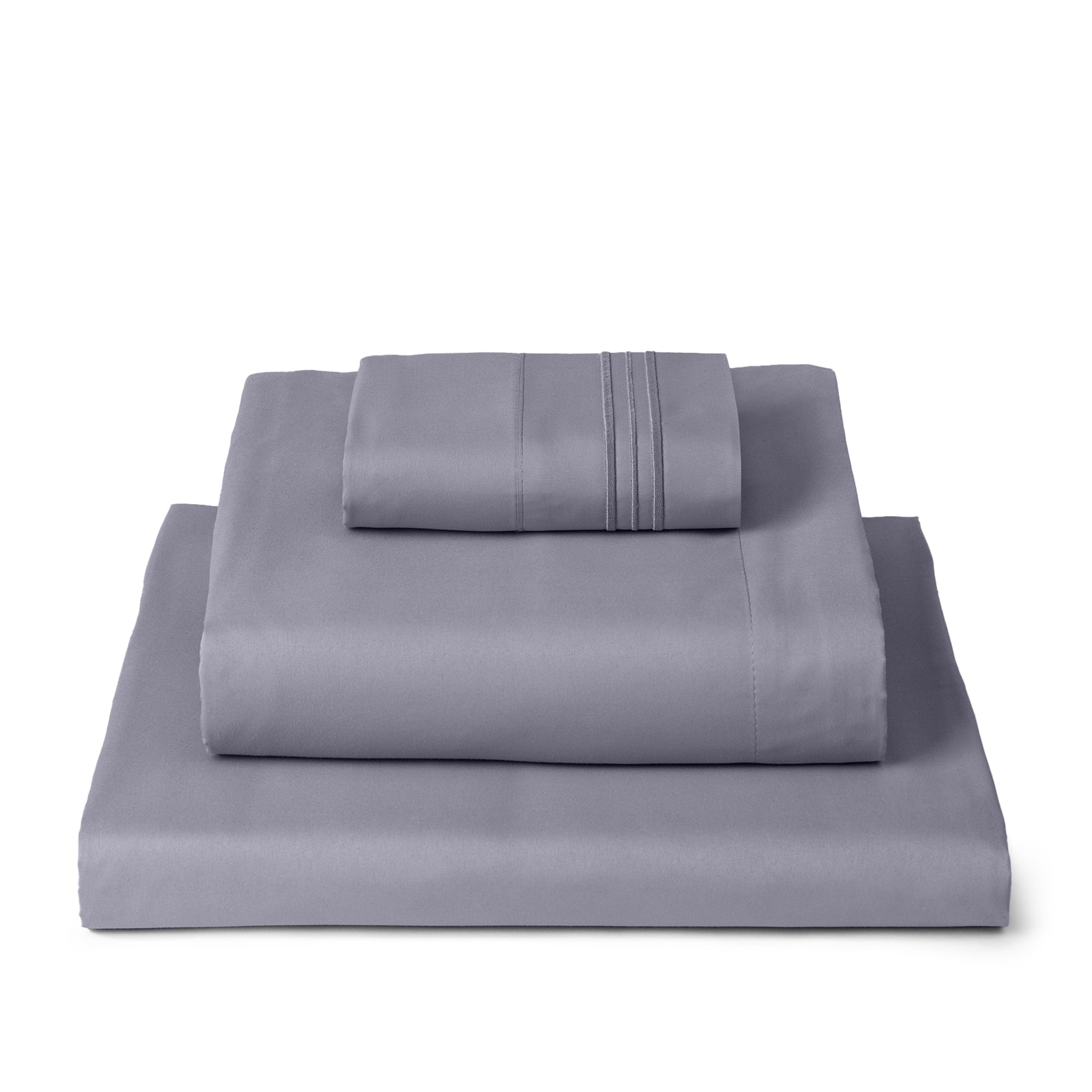 Mellanni 4-Piece Iconic Queen Bedsheet Set - Microfiber, 16" Deep Pocket, Cooling, Wrinkle, Fade, Stain Resistant, White