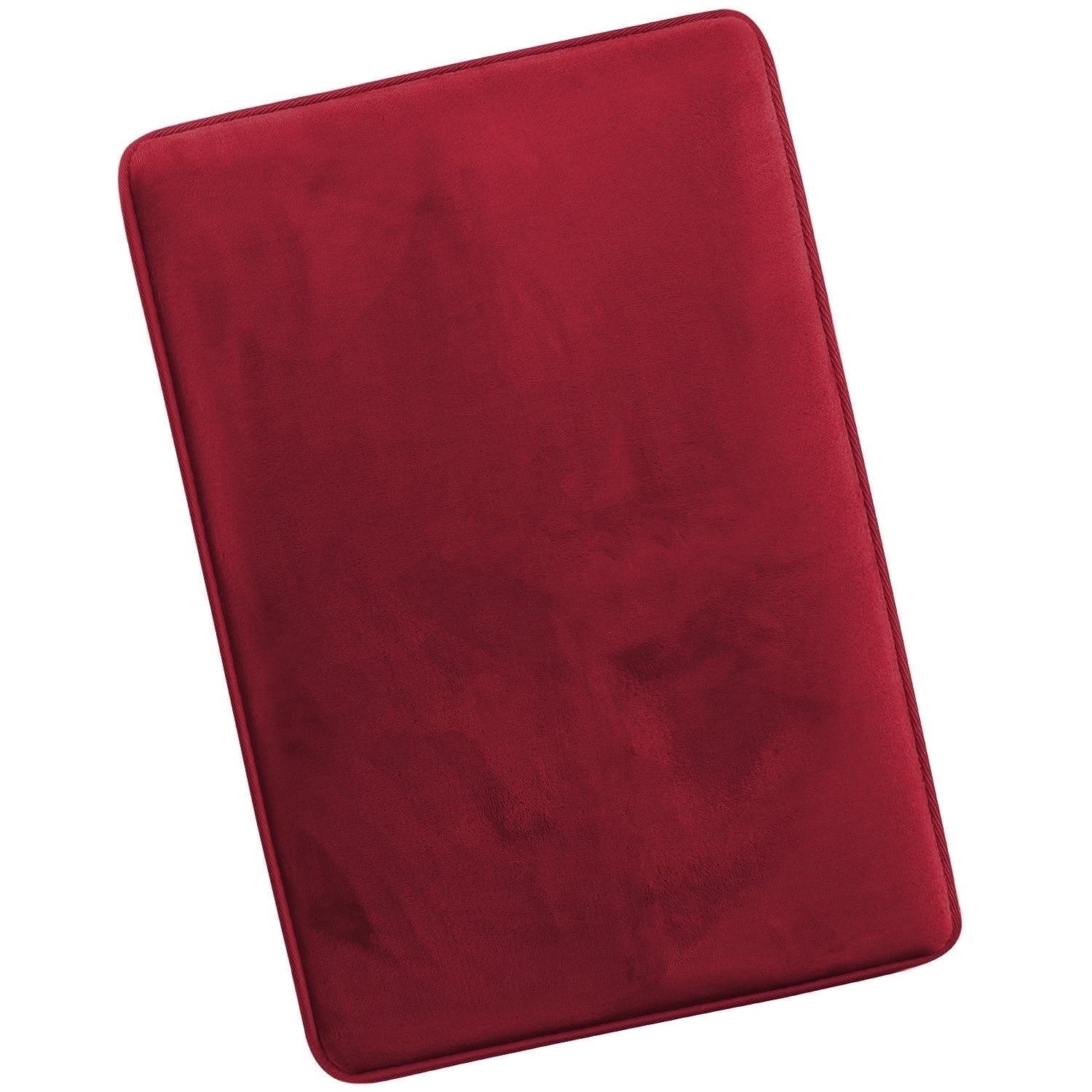 Nestl Set of 3 Absorbent Memory Foam Bath Mat Bathroom Rugs, Gray, Large 20"x32", Small 17"x24", Contour 24"x20"