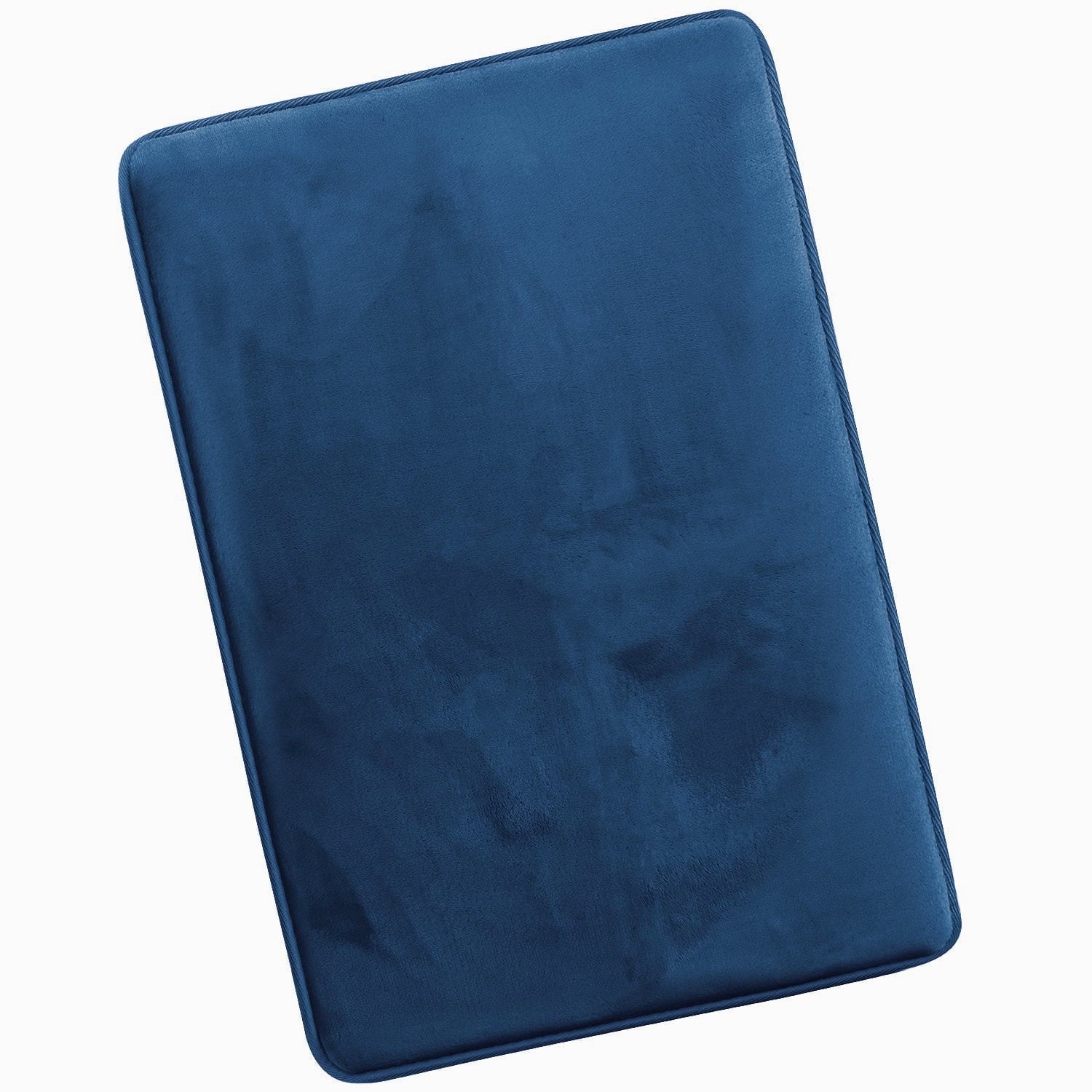 Nestl Set of 3 Absorbent Memory Foam Bath Mat Bathroom Rugs, Gray, Large 20"x32", Small 17"x24", Contour 24"x20"