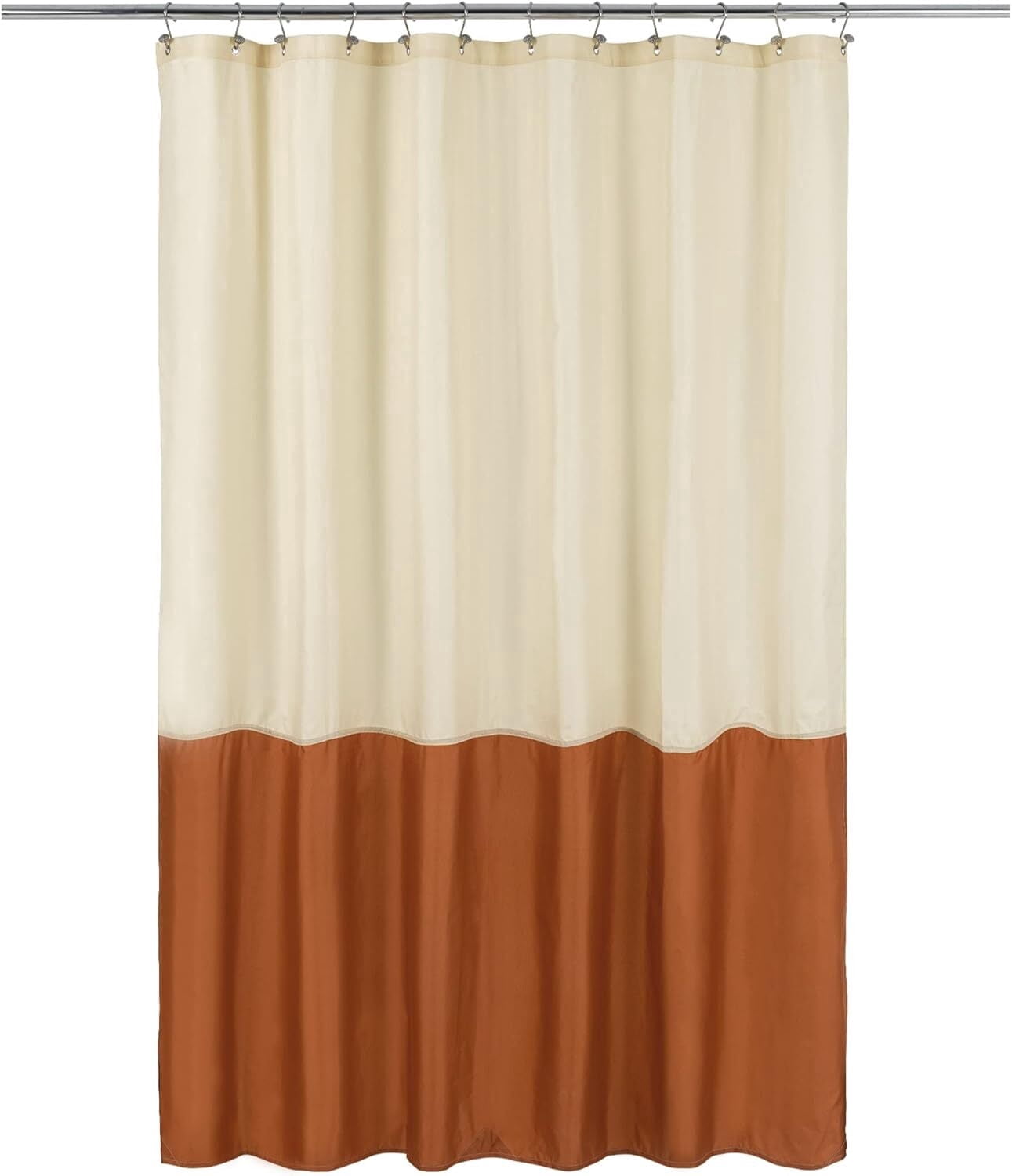 Yiannan Waterproof Fabric Shower Curtain Liner with 3 Magnets,36x72inch