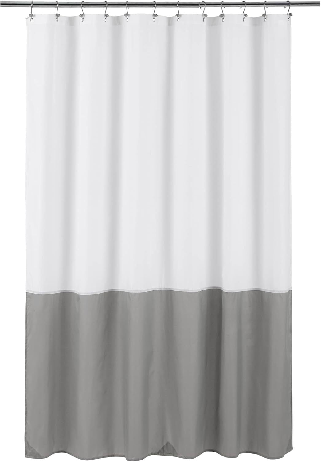 Yiannan Waterproof Fabric Shower Curtain Liner with 3 Magnets,36x72inch