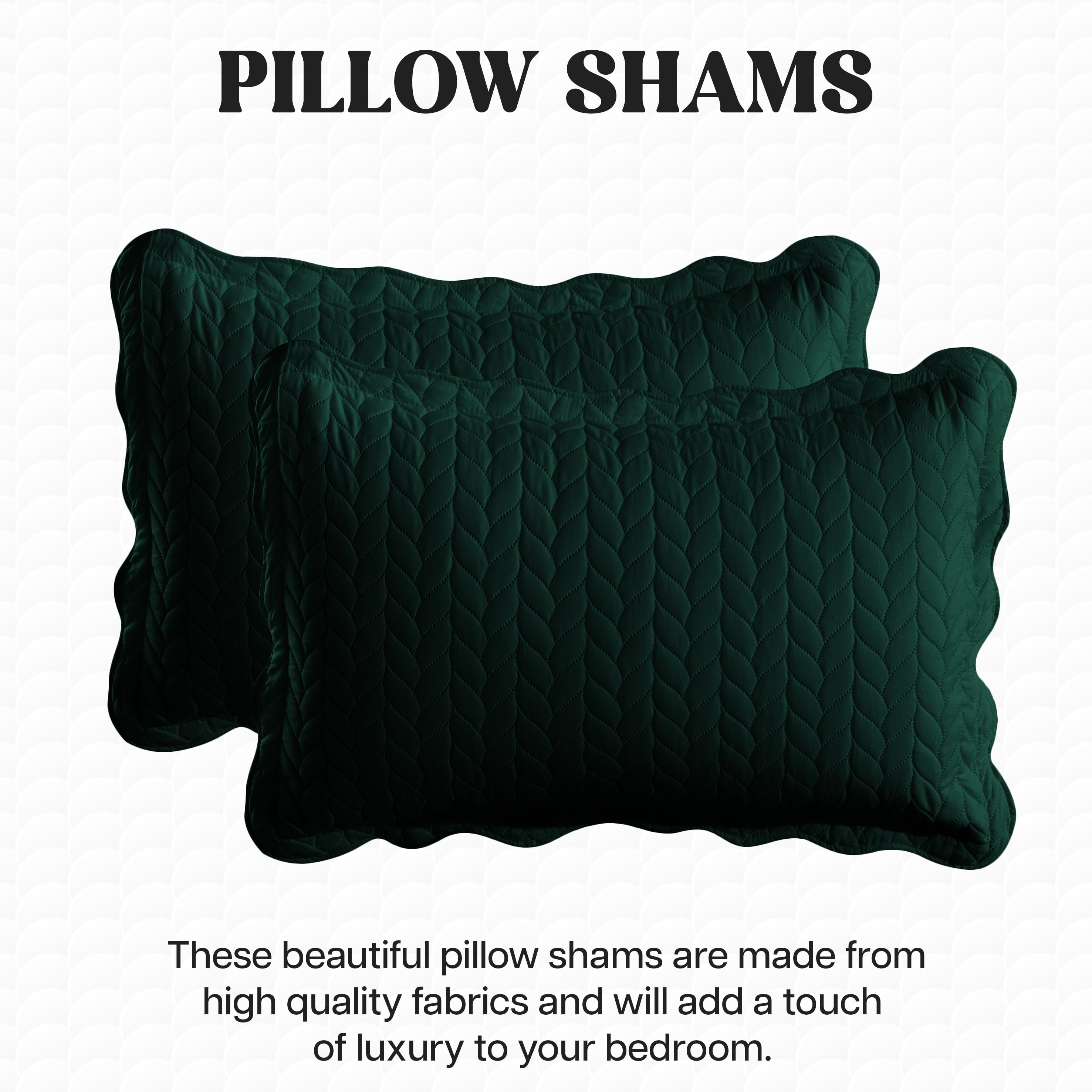 IR Imperial Rooms 2 Piece Microfiber Quilt Reversible Kids Bedding Soft 1 Bedspread & 1 Pillow Shams Emerald Green Twin