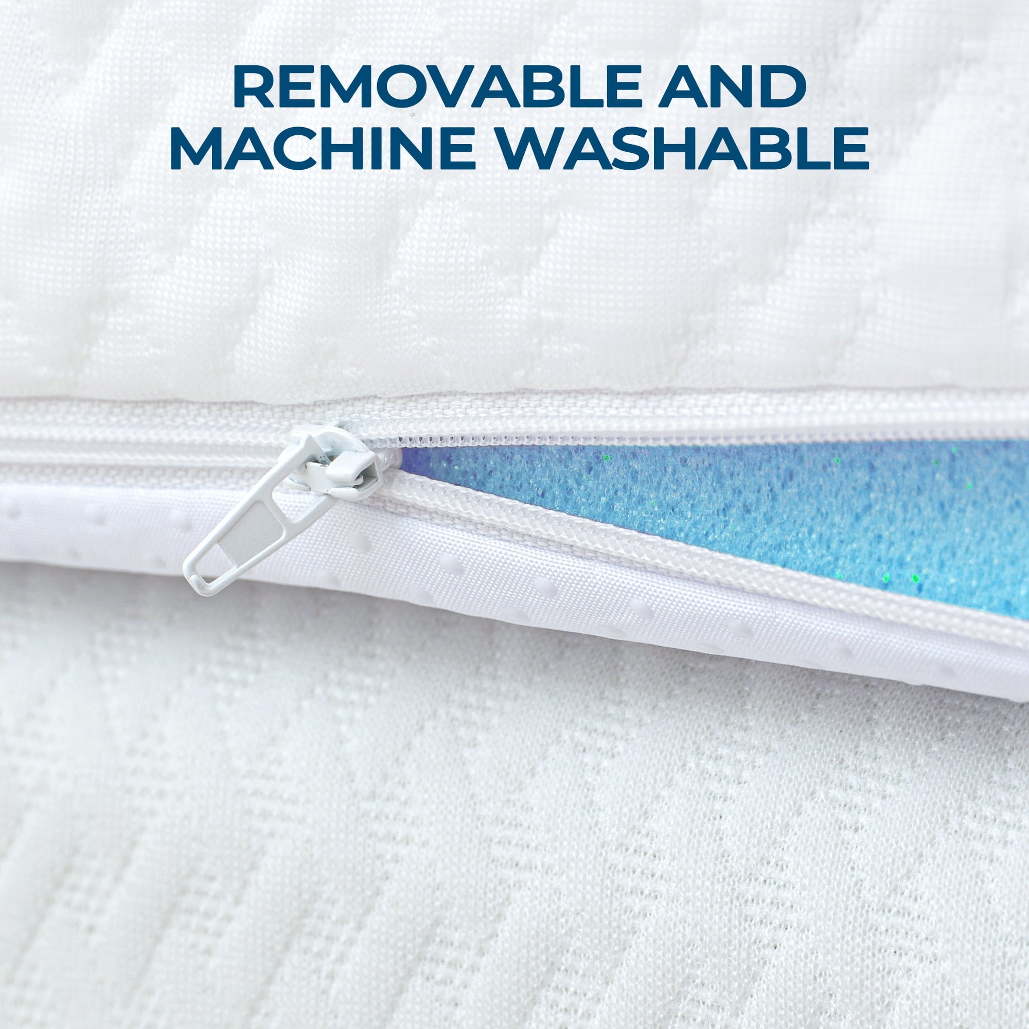 BDEUS 3 Inch Gel Memory Foam Mattress Topper, Cool Gel Infused Foam Bed Topper, Pressure Relief, Removable Soft Cover, Full Size