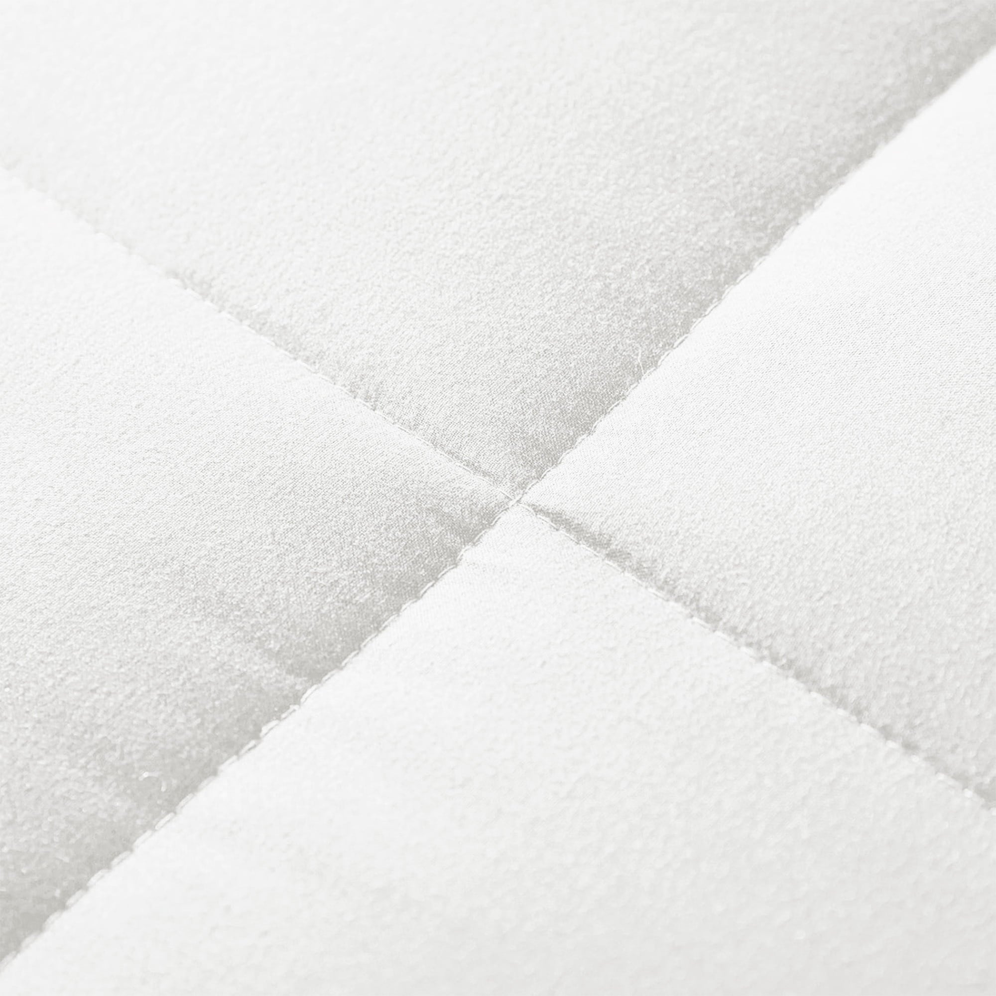 Exclusivo Mezcla Queen Comforter Set White, 3-Piece Solid Comforter Duvet Insert with Corner Tabs, Lightweight Bedding Down Alternative Comforter for All Seasons