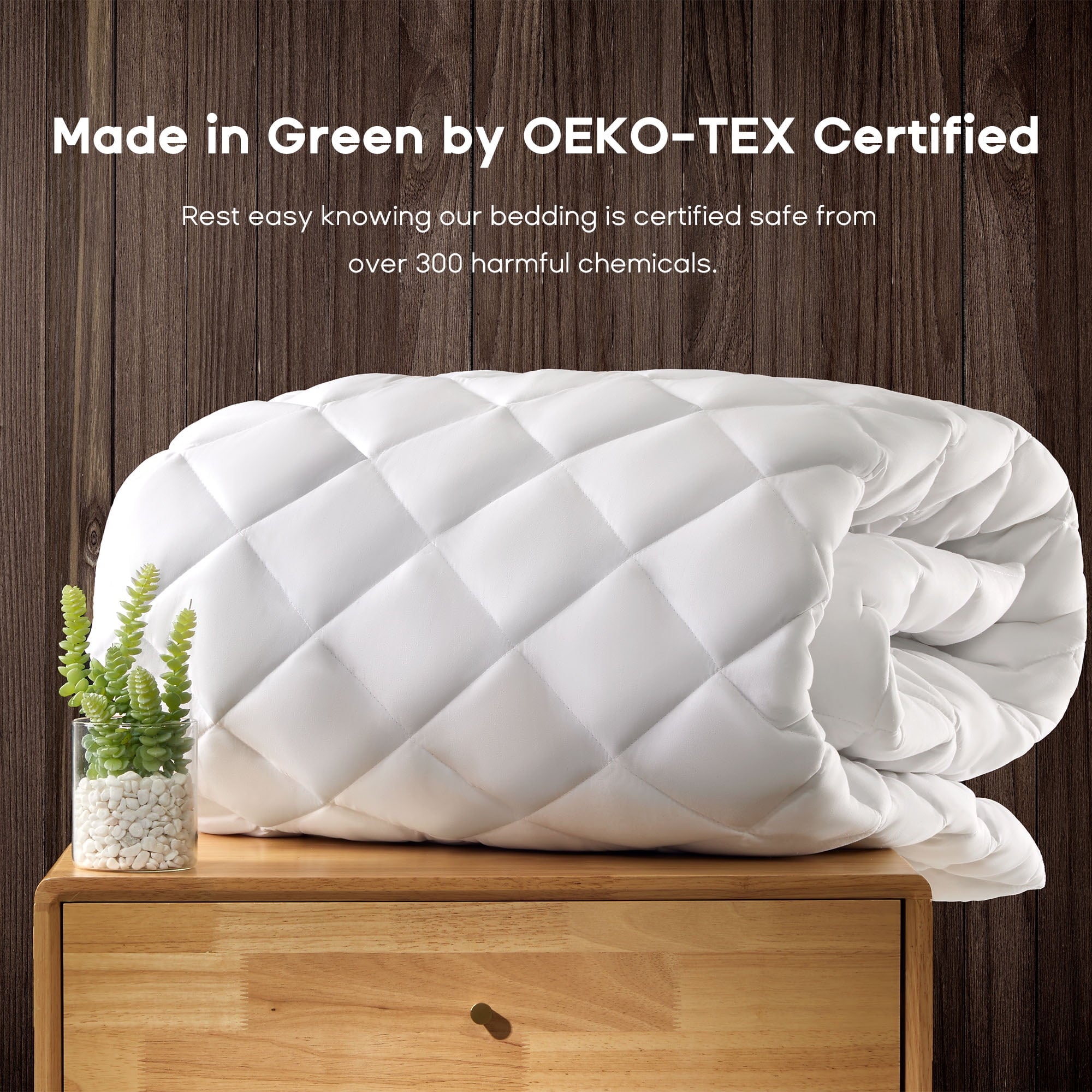 Sonive Mattress Pad Protector, Ultra-Soft, Deep Pocket, Breathable, Cozy&Fluffy (White, Queen)